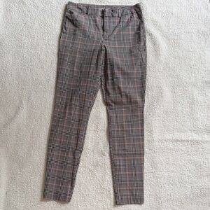 Women’s Plaid Pants - Black and Pink